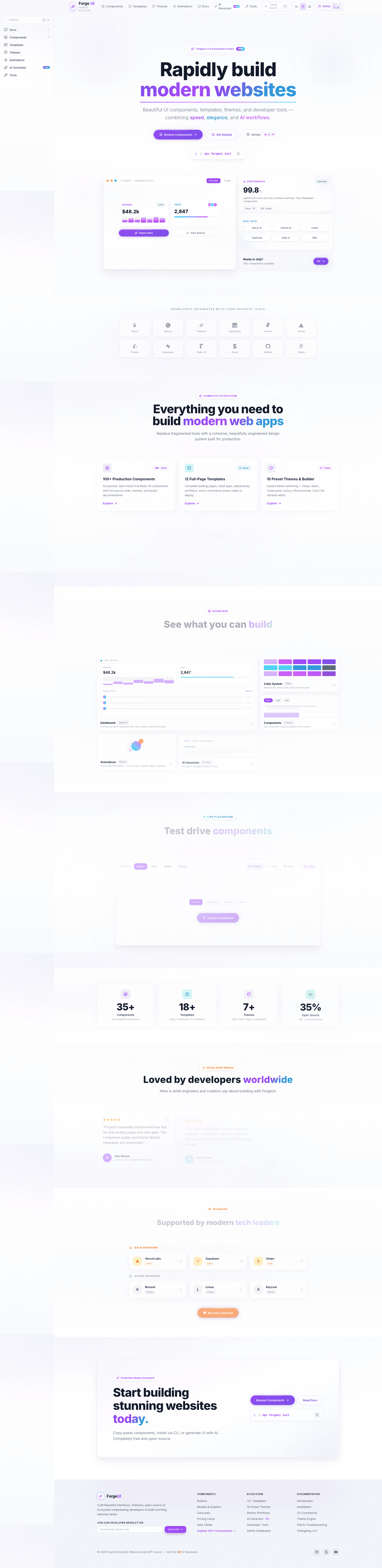 ForgeUI : Craft Beautiful Interfaces
